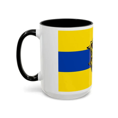 Flag of Neustadt an der Waldnaab Germany - Accent Coffee Mug - Go Mug Yourself