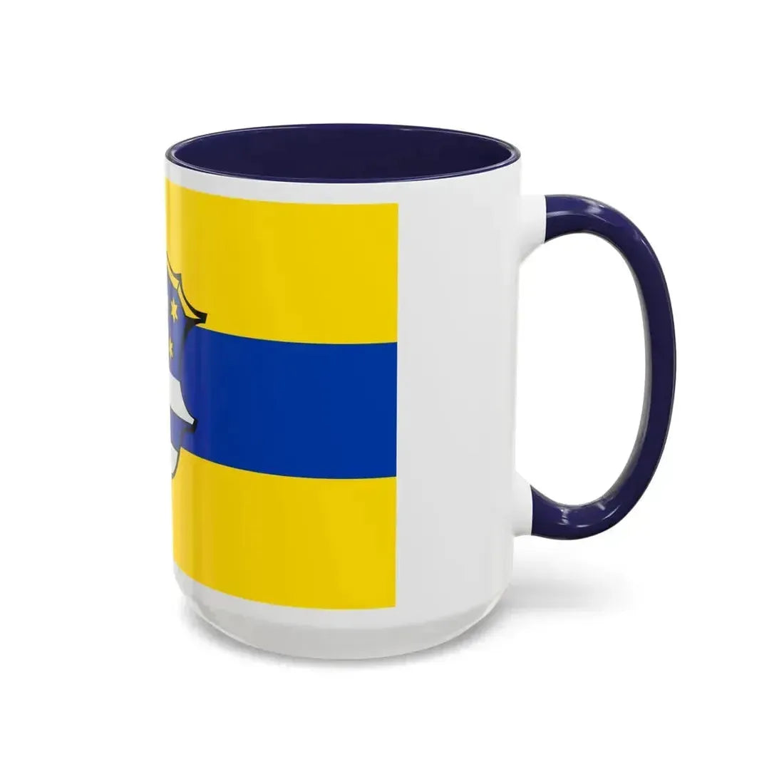 Flag of Neustadt an der Waldnaab Germany - Accent Coffee Mug - Go Mug Yourself