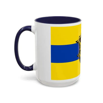 Flag of Neustadt an der Waldnaab Germany - Accent Coffee Mug - Go Mug Yourself