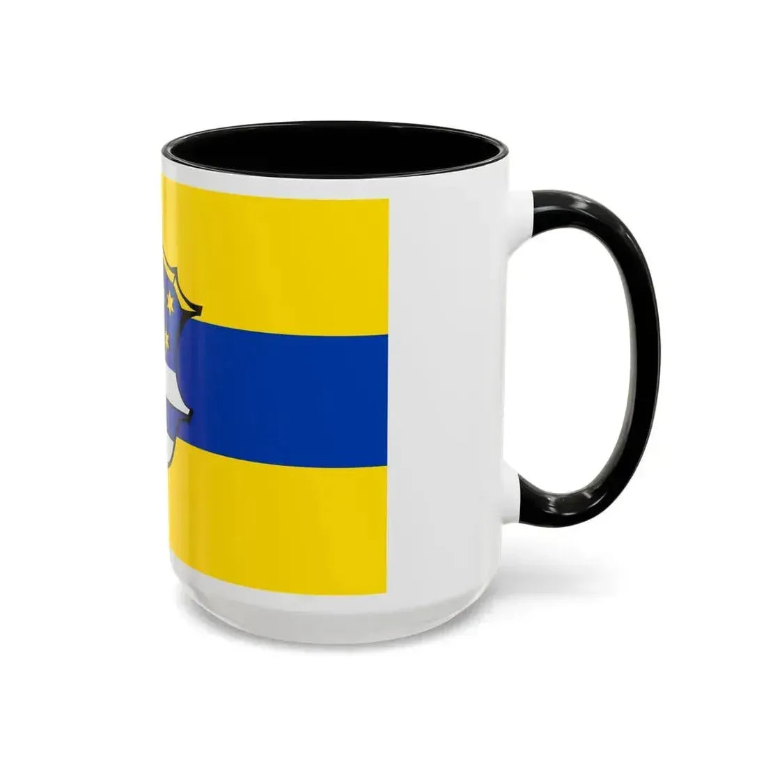 Flag of Neustadt an der Waldnaab Germany - Accent Coffee Mug - Go Mug Yourself