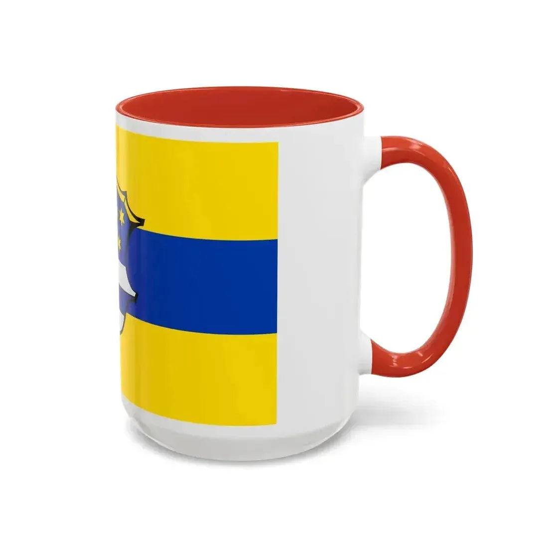 Flag of Neustadt an der Waldnaab Germany - Accent Coffee Mug - Go Mug Yourself