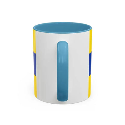 Flag of Neustadt an der Waldnaab Germany - Accent Coffee Mug - Go Mug Yourself