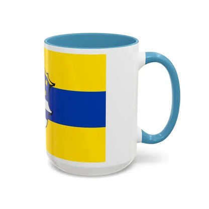 Flag of Neustadt an der Waldnaab Germany - Accent Coffee Mug - Go Mug Yourself