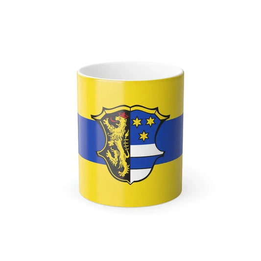 Flag of Neustadt an der Waldnaab Germany - Color Changing Coffee Mug 11oz - Go Mug Yourself