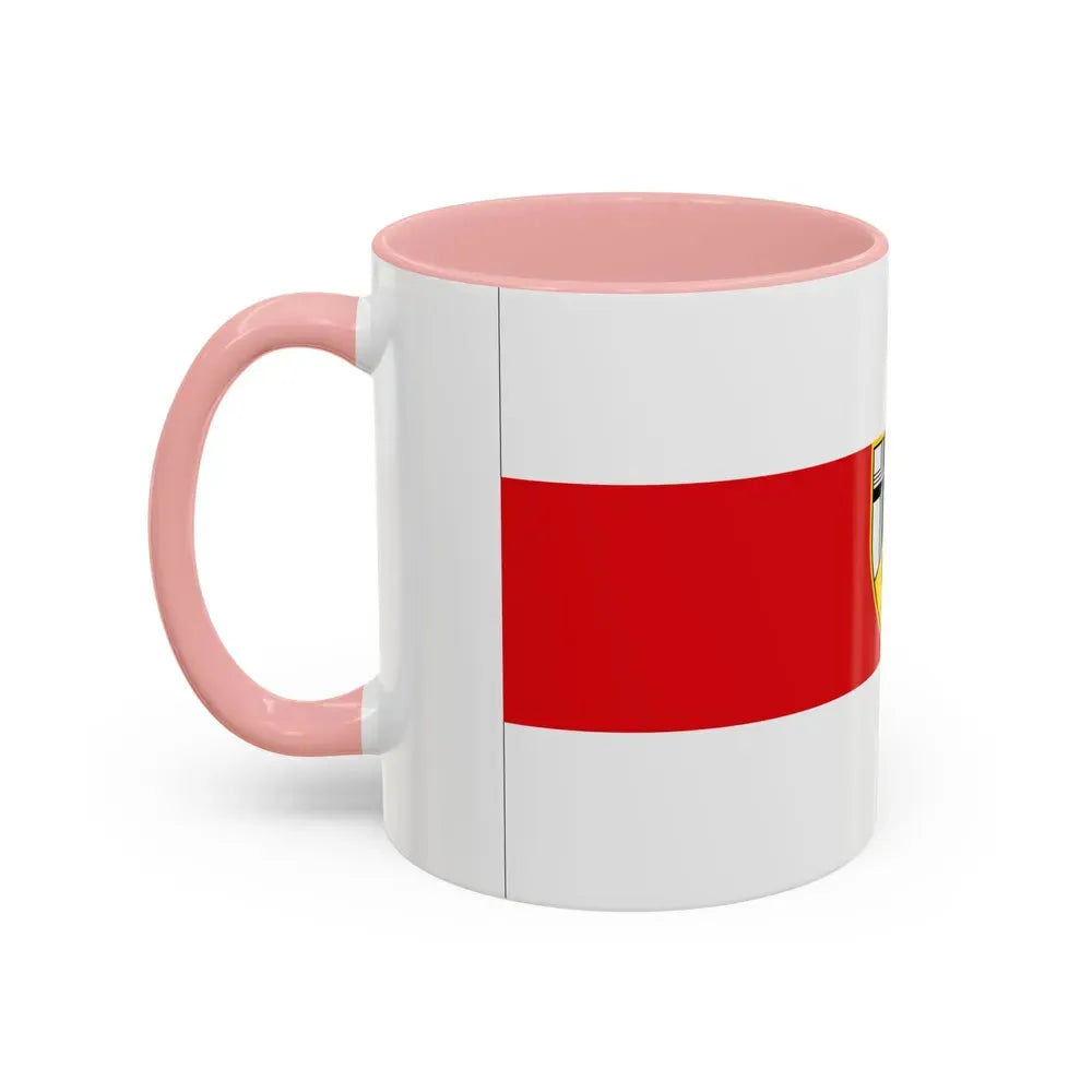 Flag of Neuwied Germany - Accent Coffee Mug - Go Mug Yourself