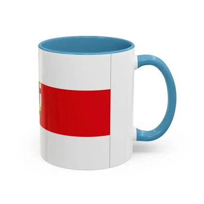 Flag of Neuwied Germany - Accent Coffee Mug - Go Mug Yourself