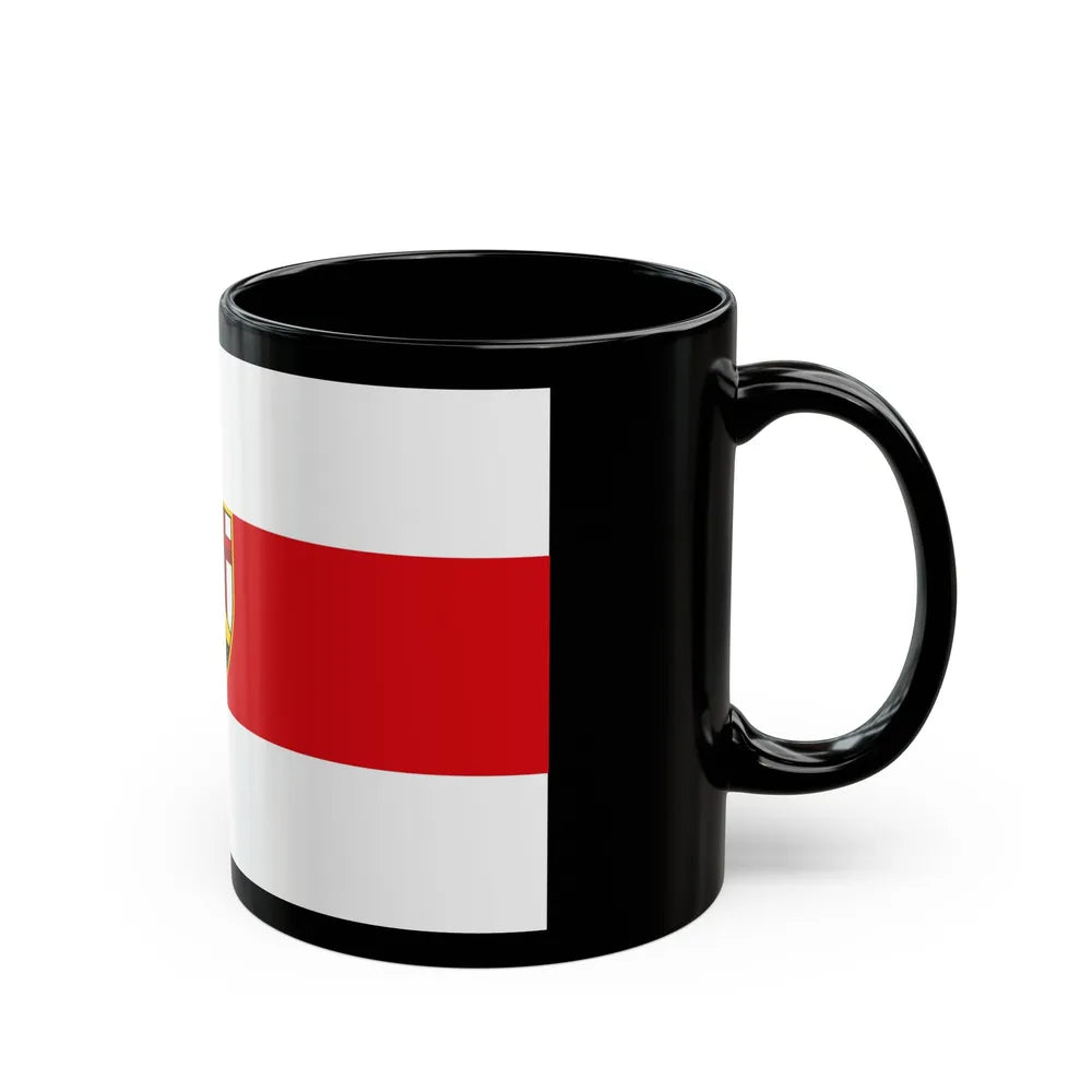 Flag of Neuwied Germany - Black Coffee Mug-Go Mug Yourself