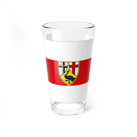 Flag of Neuwied Germany - Pint Glass 16oz 16oz - Go Mug Yourself