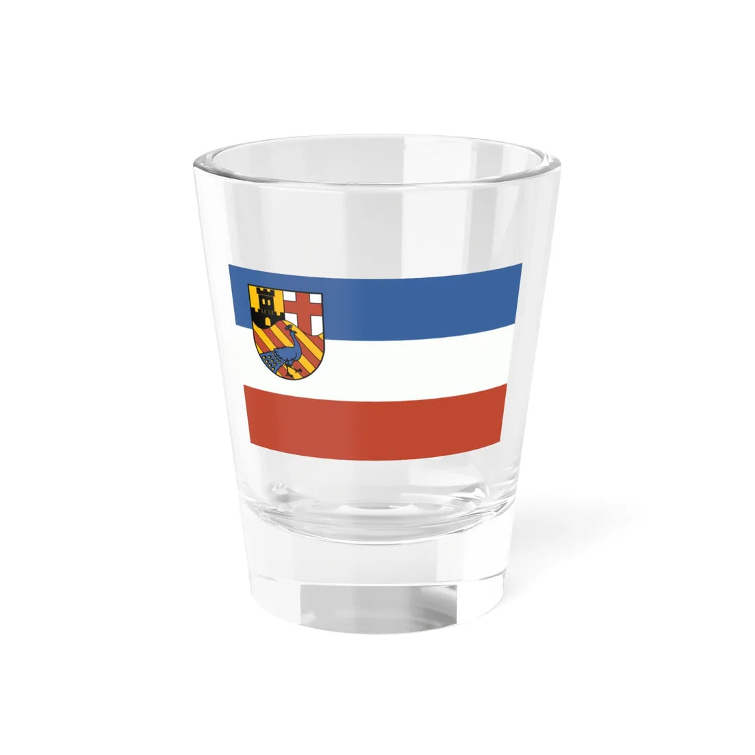 Flag of Neuwied (Germany) Shot Glass 1.5oz 1.5oz - Go Mug Yourself