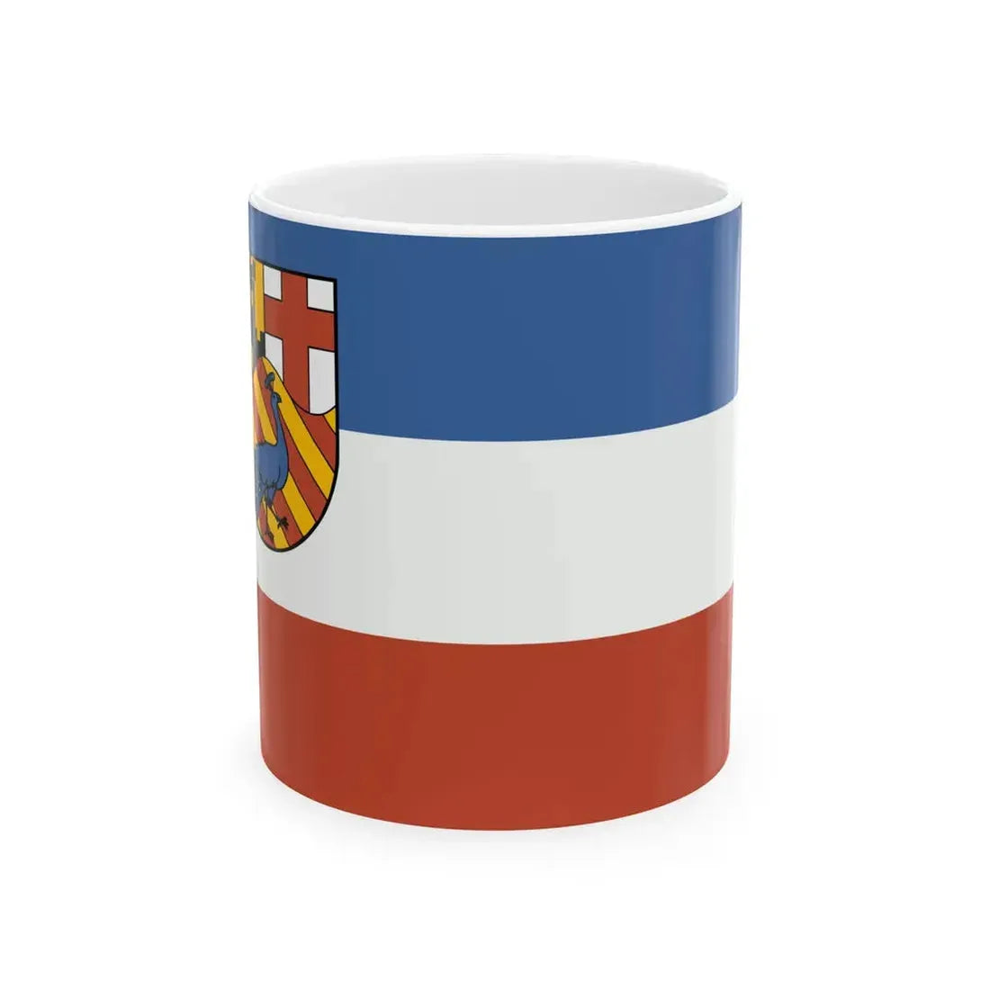 Flag of Neuwied (Germany) White Coffee Mug 11oz - Go Mug Yourself