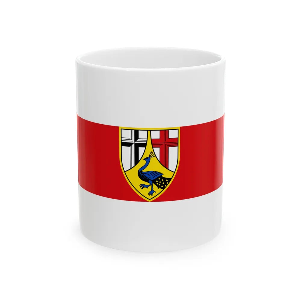 Flag of Neuwied Germany - White Coffee Mug-11oz-Go Mug Yourself