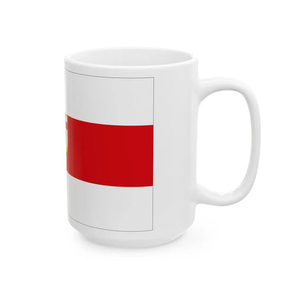 Flag of Neuwied Germany - White Coffee Mug-Go Mug Yourself