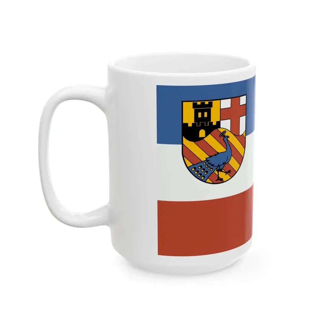 Flag of Neuwied (Germany) White Coffee Mug - Go Mug Yourself