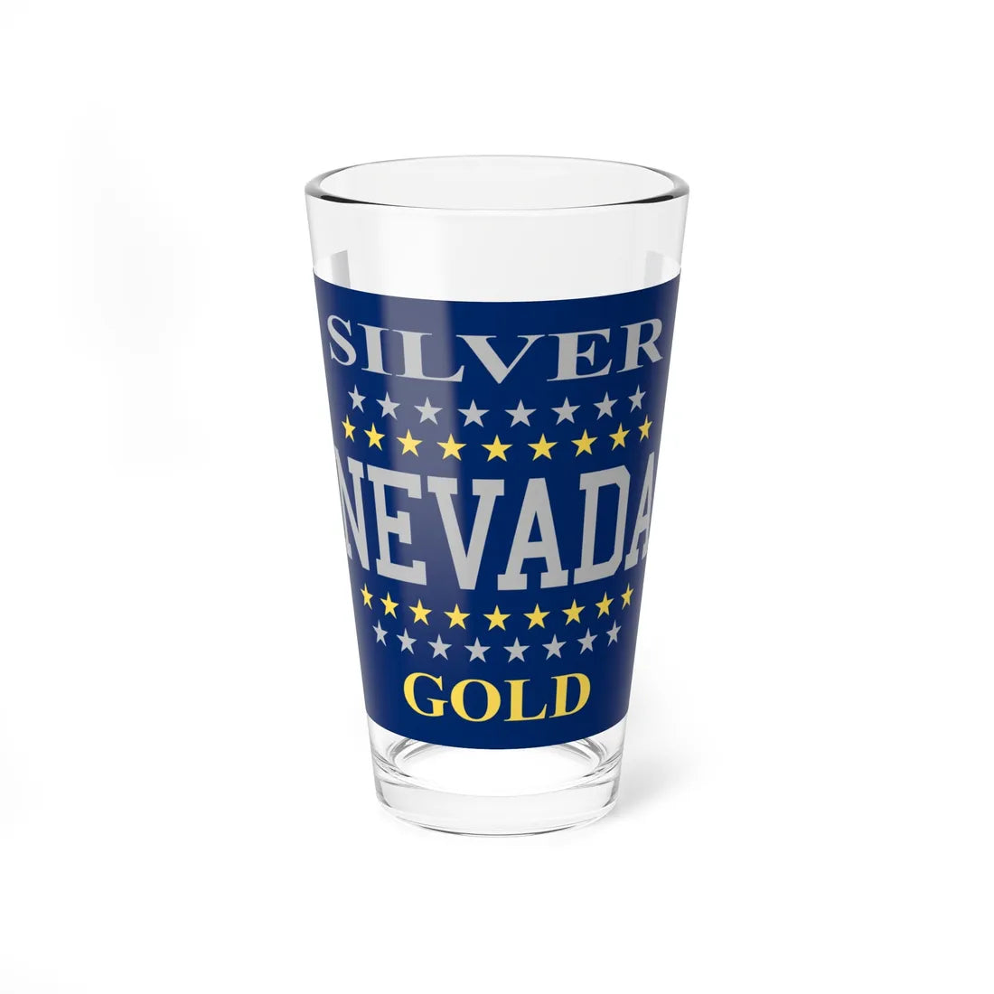Flag of Nevada 1905-1915 (United States) Pint Glass 16oz 16oz - Go Mug Yourself