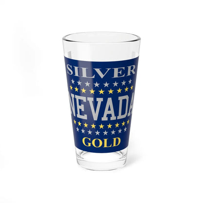 Flag of Nevada 1905-1915 (United States) Pint Glass 16oz 16oz - Go Mug Yourself