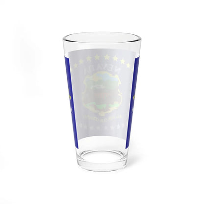 Flag of Nevada 1915-1929 (United States) Pint Glass 16oz - Go Mug Yourself