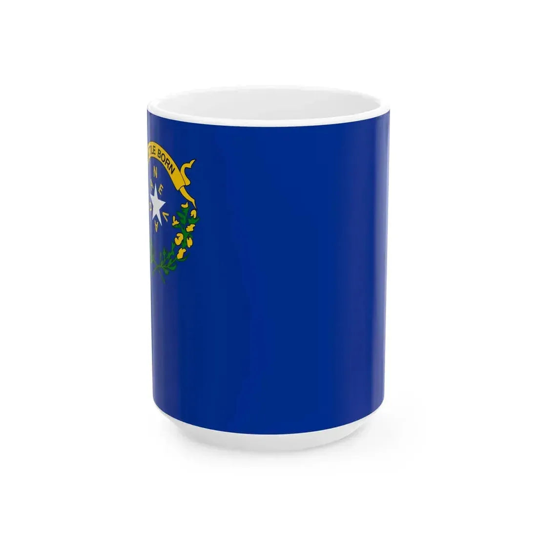 Flag of Nevada 1929-1991 (United States) White Coffee Mug 15oz - Go Mug Yourself