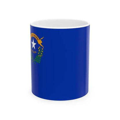 Flag of Nevada (United States) White Coffee Mug 11oz - Go Mug Yourself