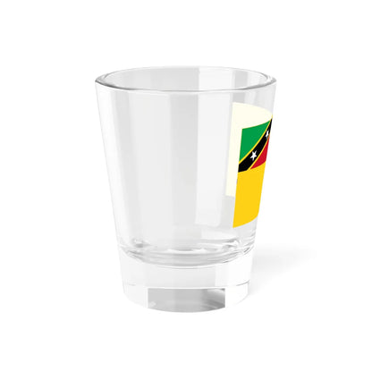 Flag of Nevis (Saint Kitts and Nevis) Shot Glass 1.5oz - Go Mug Yourself