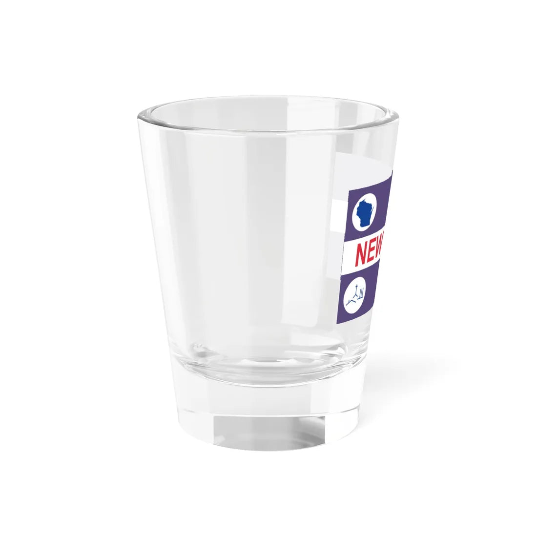 Flag of New Berlin Wisconsin (United States) Shot Glass 1.5oz - Go Mug Yourself