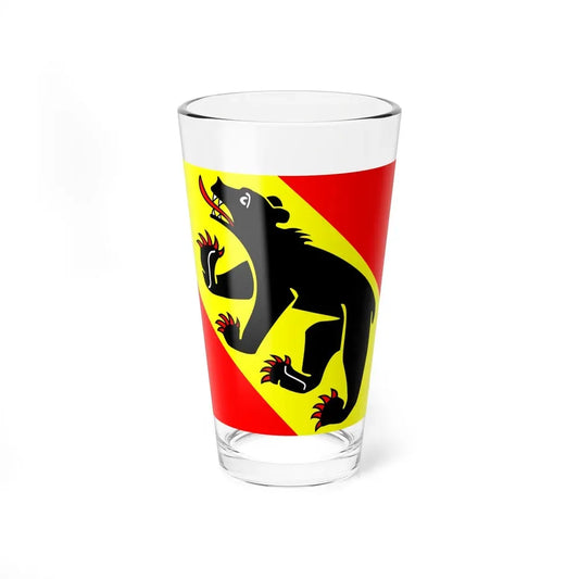 Flag of New Bern, North Carolina - Pint Glass 16oz 16oz - Go Mug Yourself