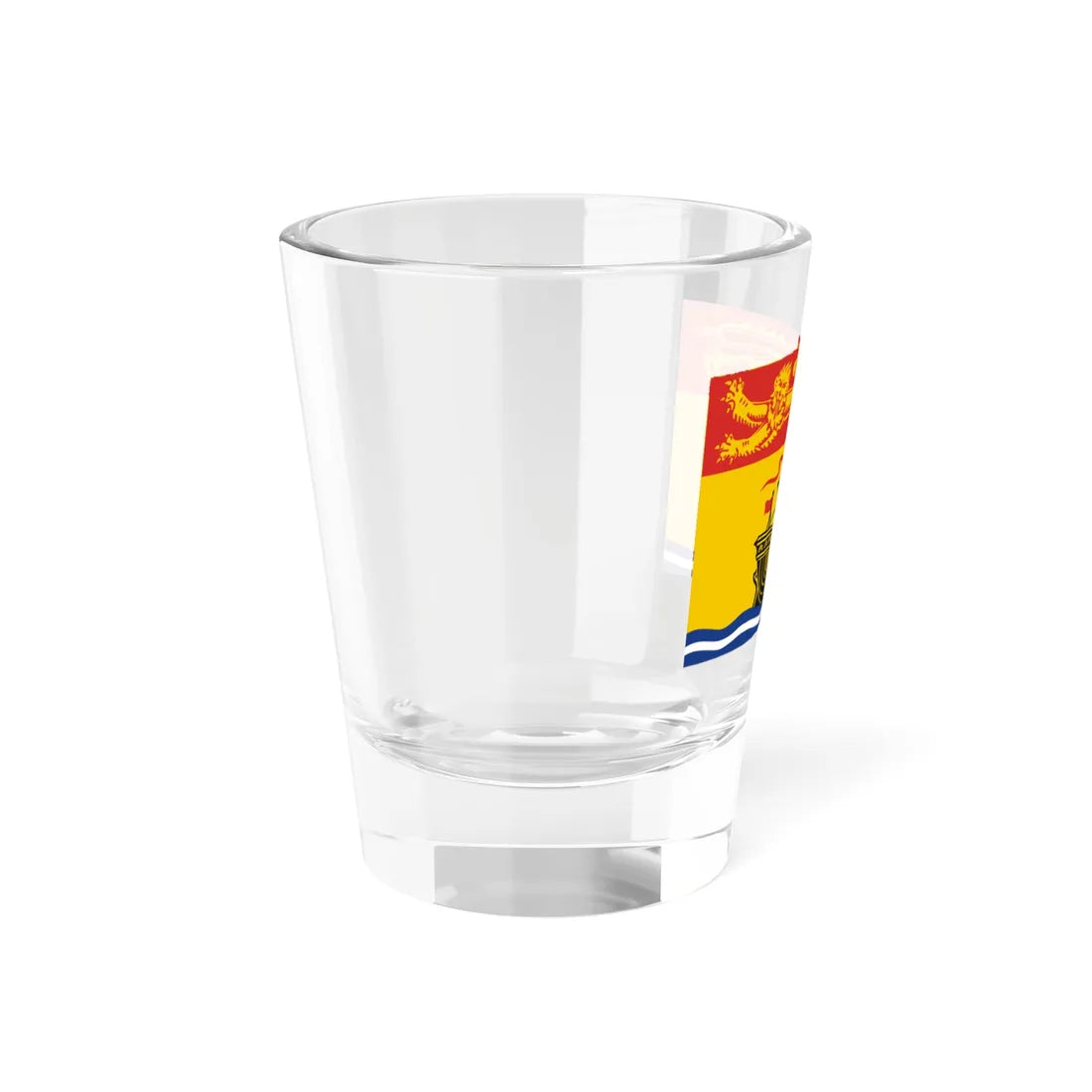 Flag of New Brunswick 3-2 (Canada) Shot Glass 1.5oz - Go Mug Yourself