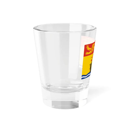 Flag of New Brunswick 3-2 (Canada) Shot Glass 1.5oz - Go Mug Yourself