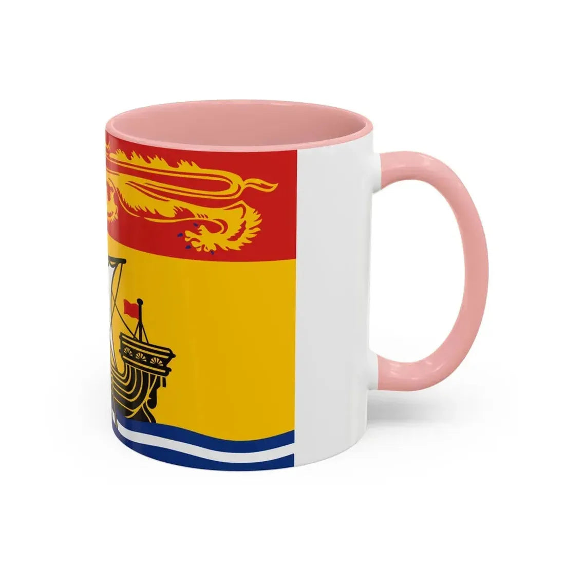 Flag of New Brunswick Canada - Accent Coffee Mug - Go Mug Yourself