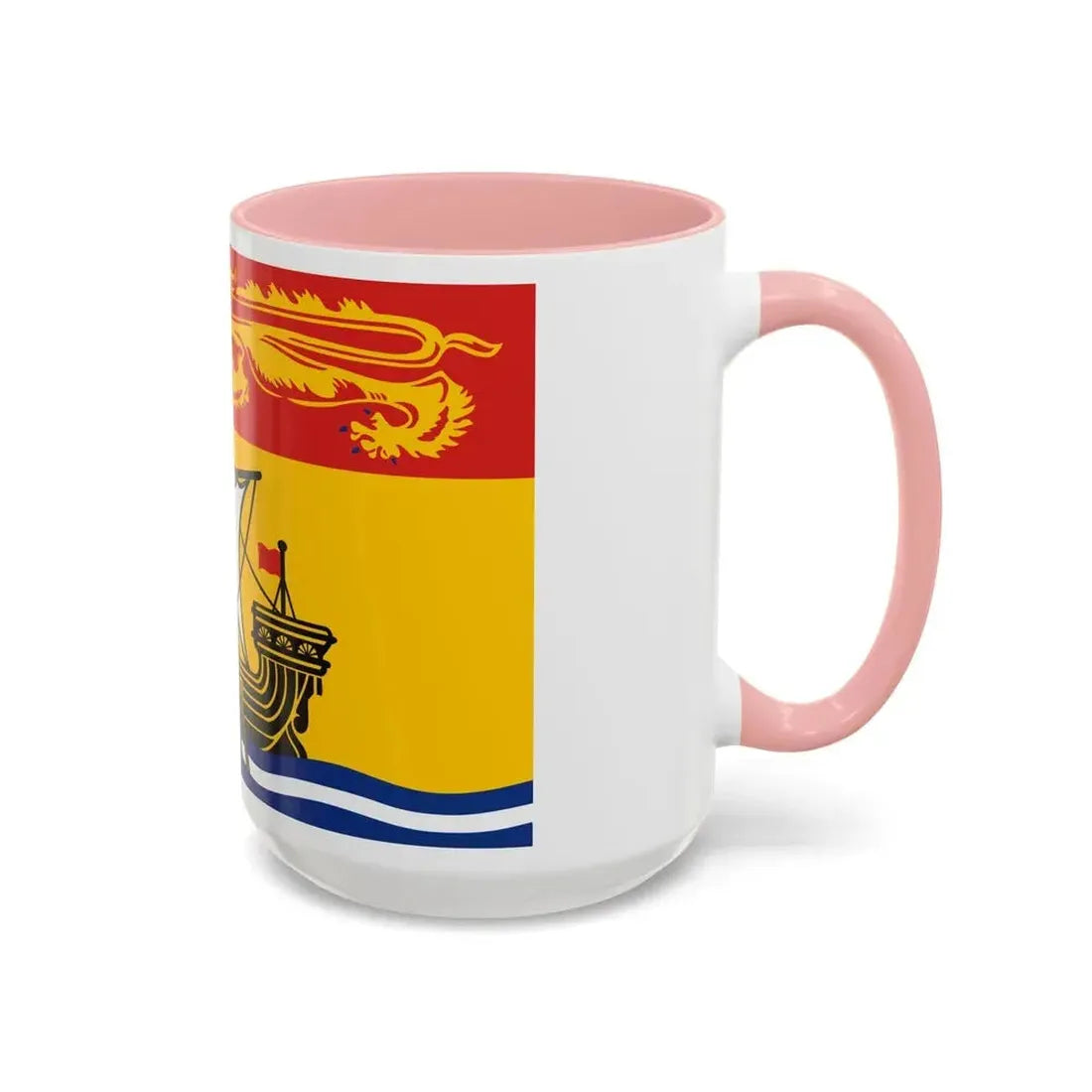 Flag of New Brunswick Canada - Accent Coffee Mug - Go Mug Yourself