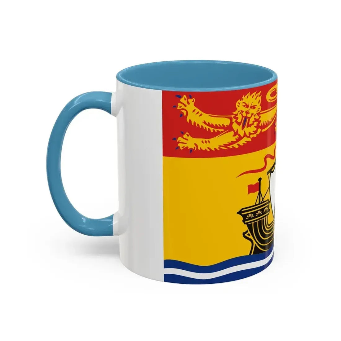 Flag of New Brunswick Canada - Accent Coffee Mug - Go Mug Yourself