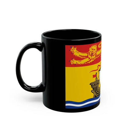 Flag of New Brunswick Canada - Black Coffee Mug - Go Mug Yourself