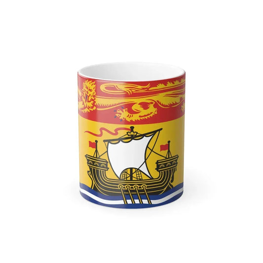 Flag of New Brunswick Canada - Color Changing Coffee Mug 11oz - Go Mug Yourself