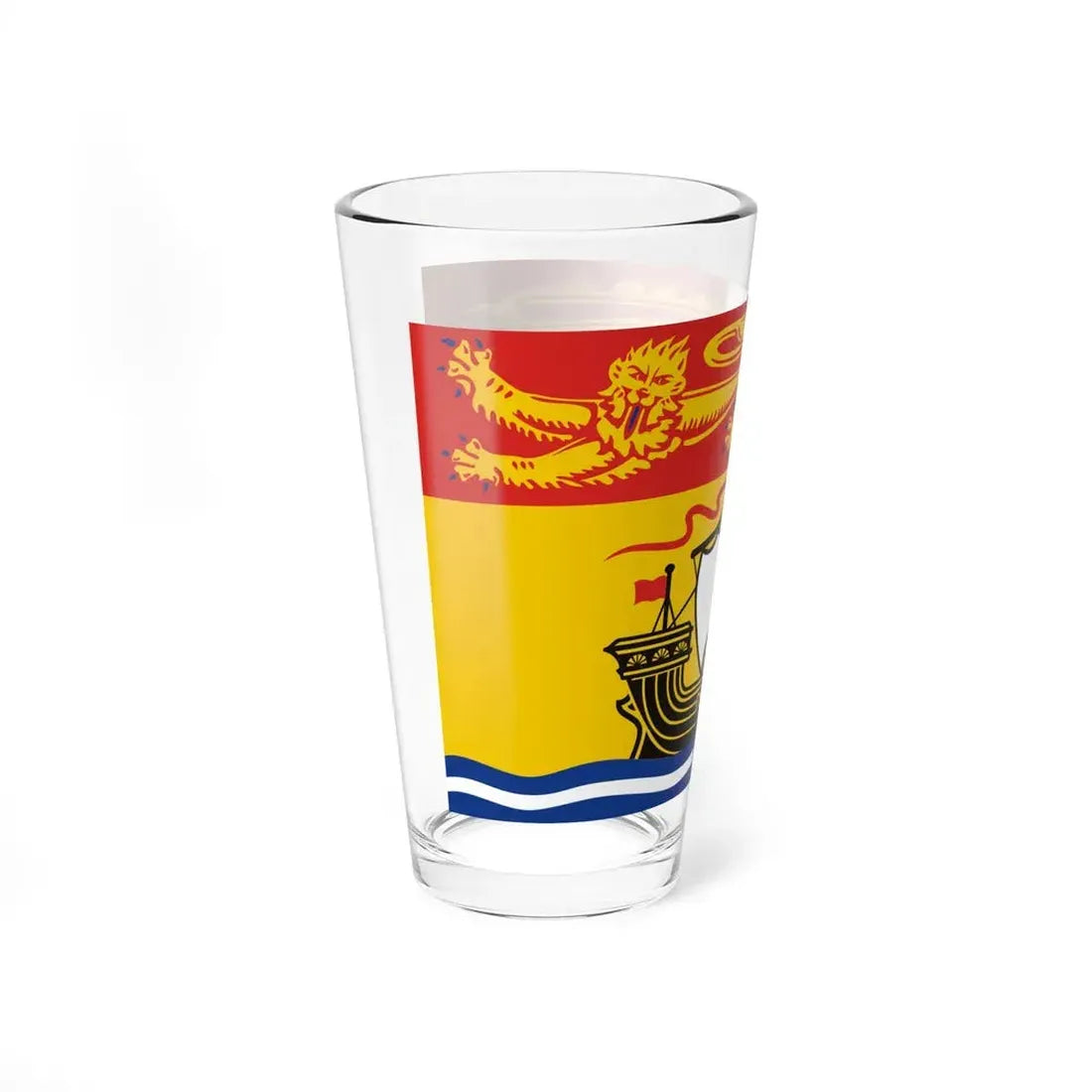 Flag of New Brunswick Canada - Pint Glass 16oz - Go Mug Yourself
