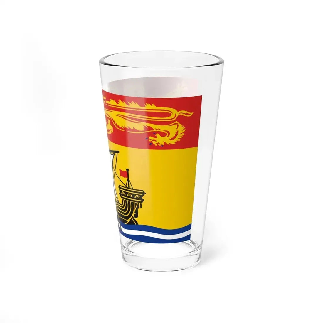 Flag of New Brunswick Canada - Pint Glass 16oz - Go Mug Yourself
