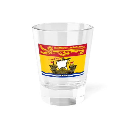 Flag of New Brunswick (Canada) Shot Glass 1.5oz 1.5oz - Go Mug Yourself