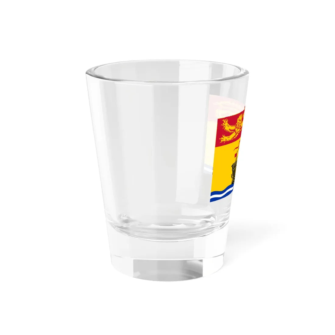 Flag of New Brunswick (Canada) Shot Glass 1.5oz - Go Mug Yourself