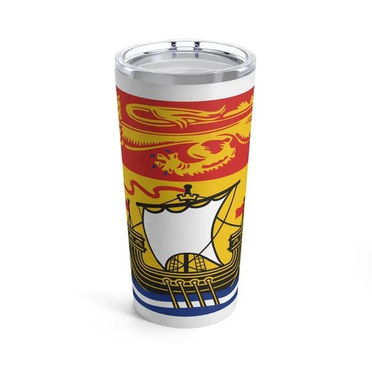 Flag of New Brunswick Canada - Tumbler 20oz 20oz - Go Mug Yourself