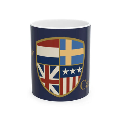 Flag of New Castle Delaware (United States) White Coffee Mug 11oz - Go Mug Yourself