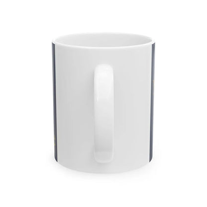 Flag of New Castle Delaware (United States) White Coffee Mug - Go Mug Yourself