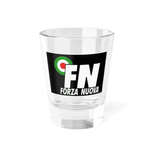 Flag of New Force Italy 1997-2000 (Italy) Shot Glass 1.5oz 1.5oz - Go Mug Yourself