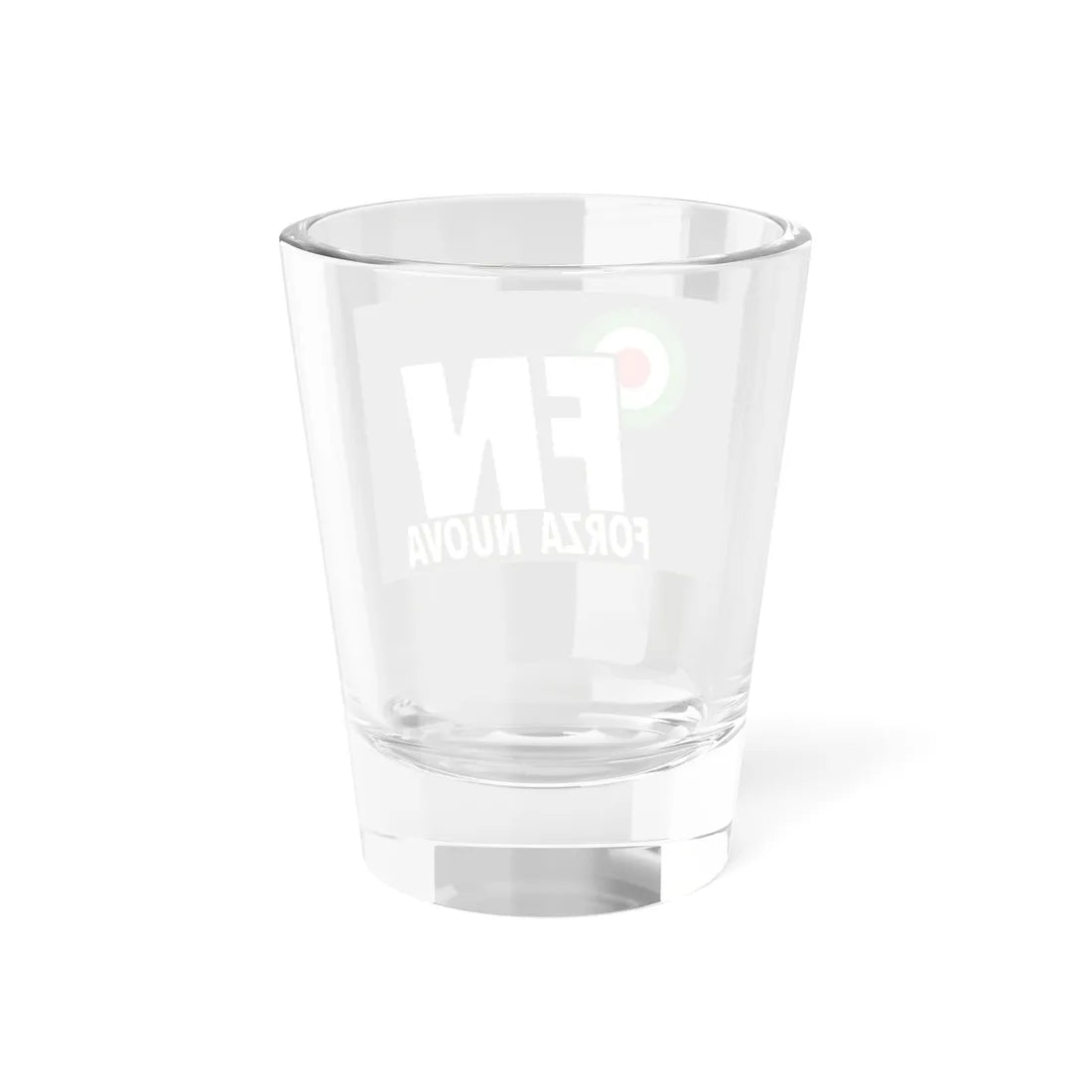 Flag of New Force Italy 1997-2000 (Italy) Shot Glass 1.5oz - Go Mug Yourself