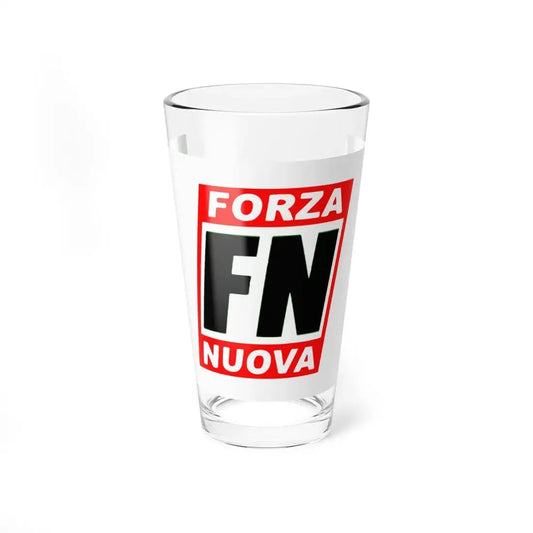 Flag of New Force Italy alternative (Italy) Pint Glass 16oz 16oz - Go Mug Yourself