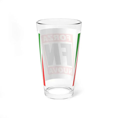 Flag of New Force Italy alternative (Italy) Pint Glass 16oz - Go Mug Yourself
