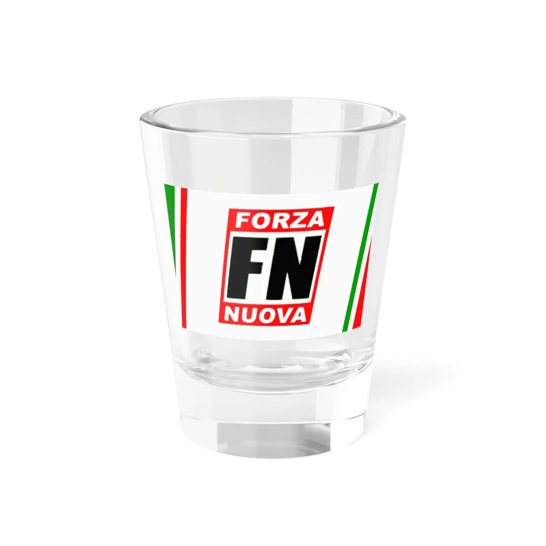 Flag of New Force Italy alternative (Italy) Shot Glass 1.5oz 1.5oz - Go Mug Yourself