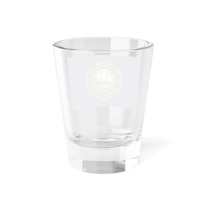 Flag of New Hampshire 3-2 (United States) Shot Glass 1.5oz - Go Mug Yourself