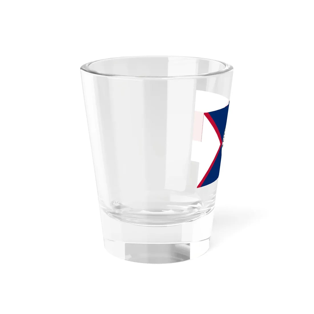 Flag of New Haven Indiana variant (India) Shot Glass 1.5oz - Go Mug Yourself