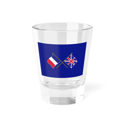 Flag of New Hebrides 1969 (Belgium) Shot Glass 1.5oz 1.5oz - Go Mug Yourself