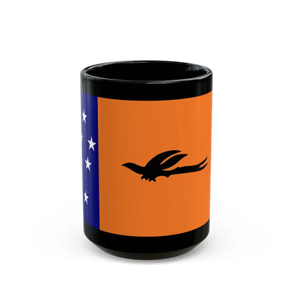 Flag of New Ireland Papa New Guinea - Black Coffee Mug 15oz - Go Mug Yourself