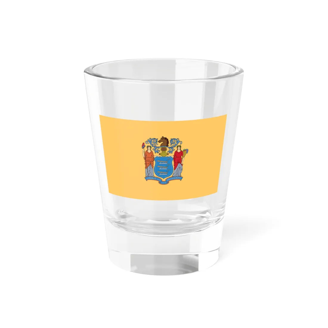 Flag of New Jersey (United States) Shot Glass 1.5oz 1.5oz - Go Mug Yourself