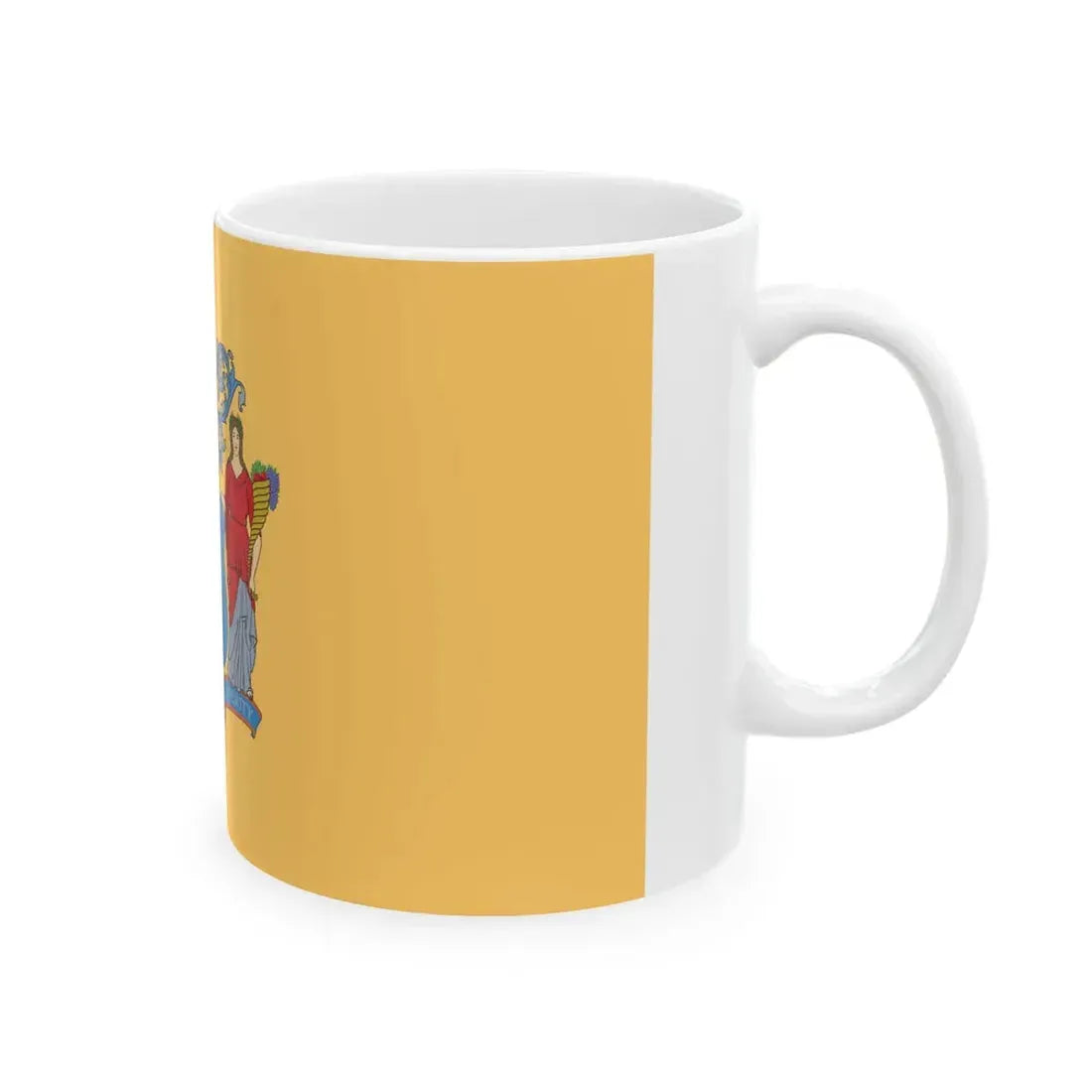 Flag of New Jersey (United States) White Coffee Mug - Go Mug Yourself